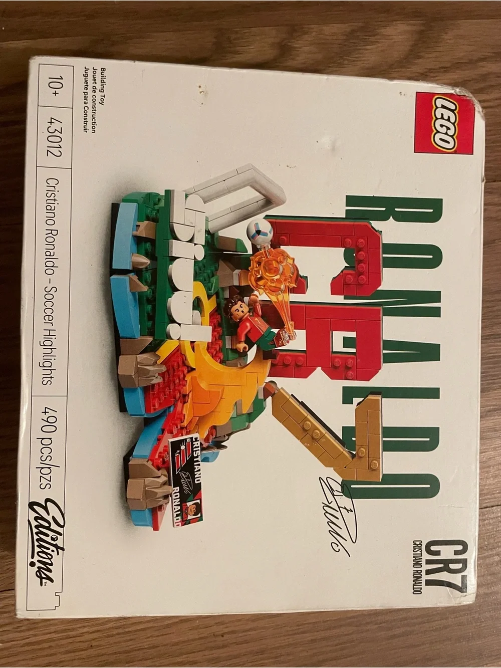 Lego Soccer Trophy Playset in Red, Green, Yellow, Gold, Blue